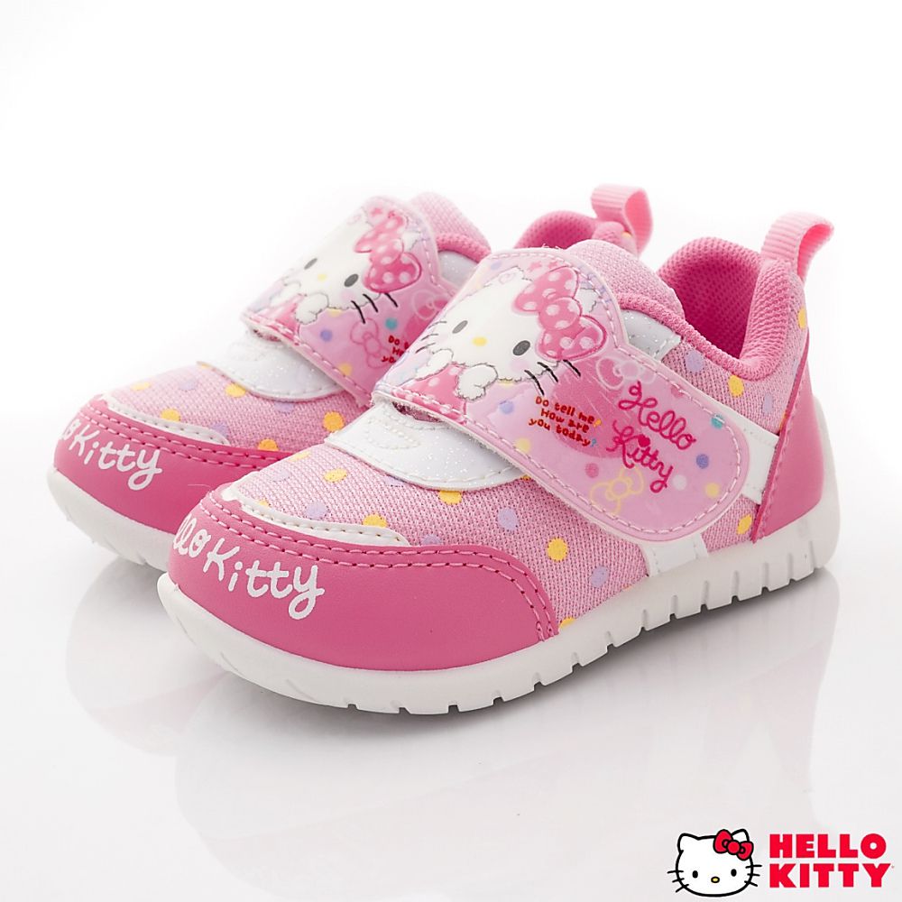 HELLO KITTY - HELLO KITTY-台灣製點點輕量運動鞋722123桃紅(小童段)-休閒鞋-桃紅