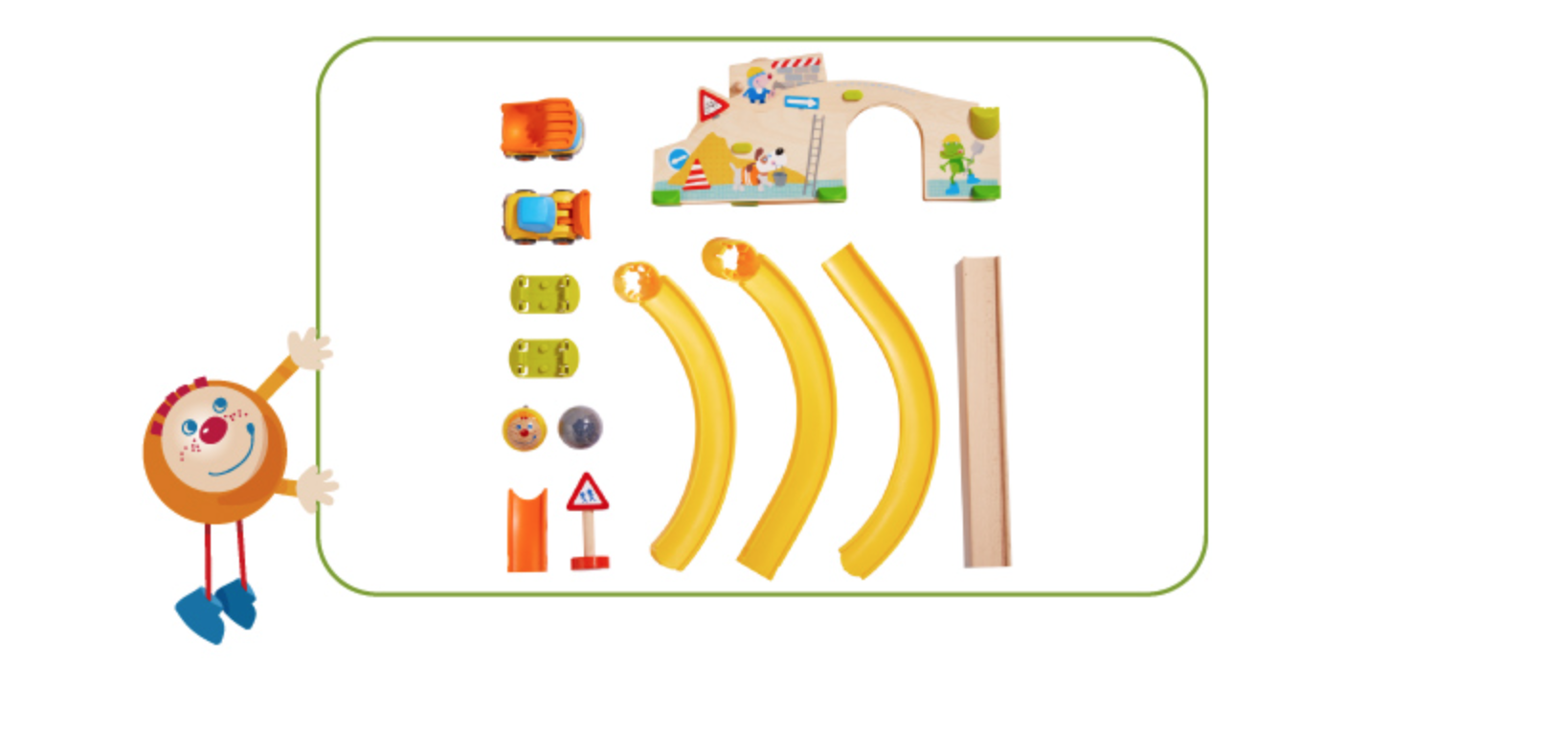 紐倫堡玩具展冠軍！德國【HABA】木製滾球軌道