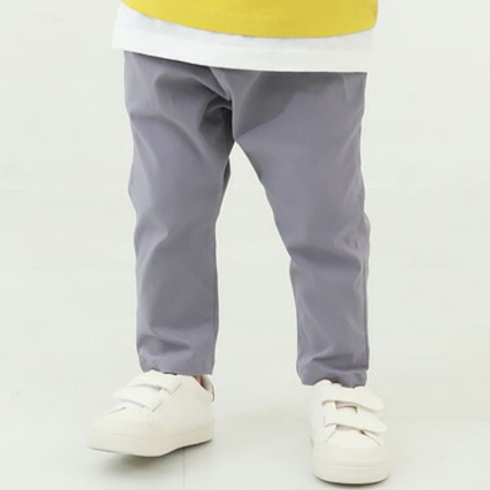 日本 devirock - [推薦款]嫘縈混百搭休閒長褲-淺灰紫