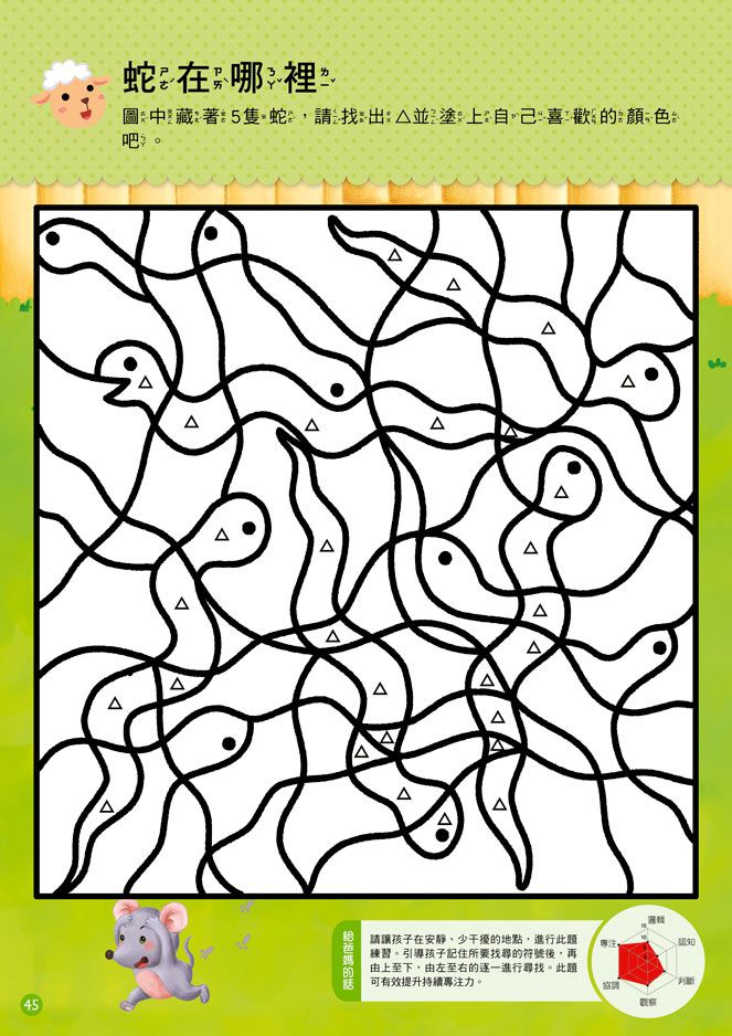 5歲專注力開發概念