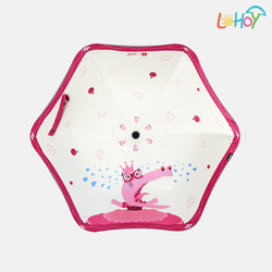 LOHOY - 親子天下聯名款 兒童防戳圓角雨傘(兒童晴雨傘 圓角雨傘 防戳雨傘)-愛哭公主