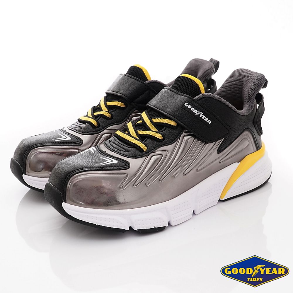 GOODYEAR - 固特異緩震慢跑童鞋(中大童段)-運動鞋-銀