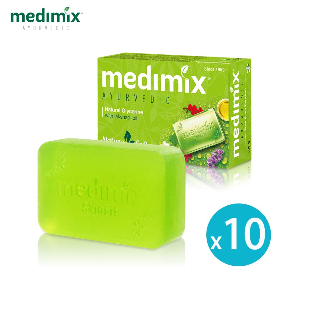 印度綠寶石皇室藥草浴美肌皂(寶貝)125gx10入