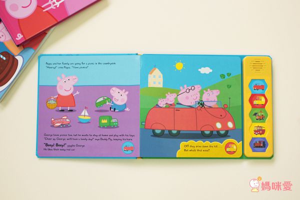 英國Penguin - Peppa Pig 佩佩豬音效書-Beep beep brrrm!