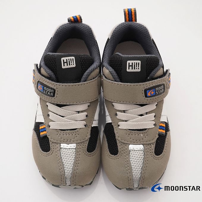 Moonstar日本月星 - HI系列十大機能運動款(中小童段)-運動鞋-灰黑