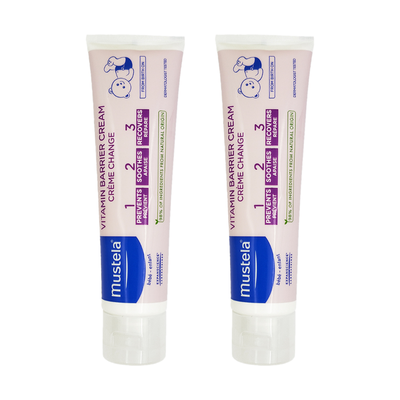 mustela 慕之恬廊 - 維他命護膚寶寶護臀隔離霜100ml(效期2026/08)*2