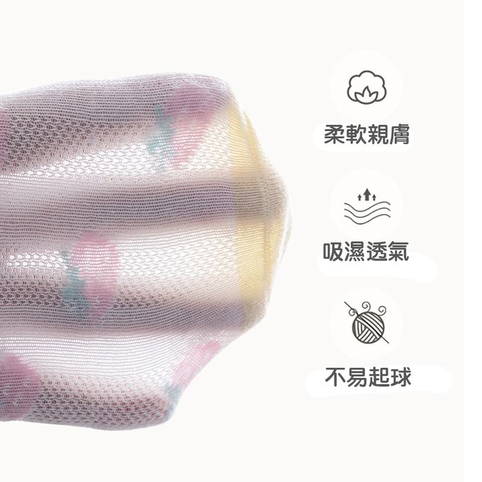腳ㄚ子 - 幼/兒童透氣網眼襪 童襪 襪子 棉襪 兒童襪-草莓蜜糖