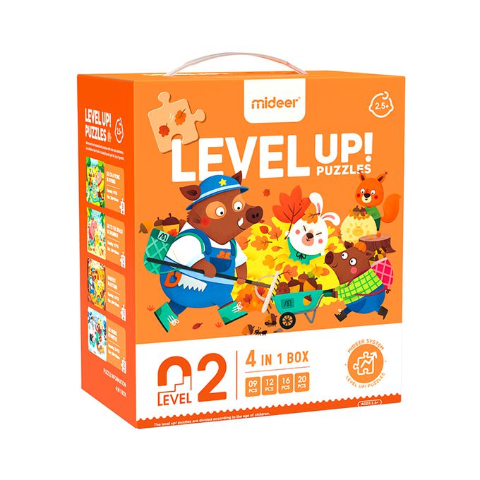 MiDeer - 進階式拼圖-森林的四季(LEVEL2)