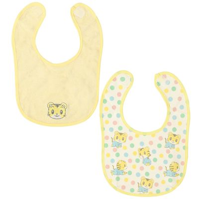 akachan honpo - 圍兜2件組-巧虎-奶油色 (50~60cm)