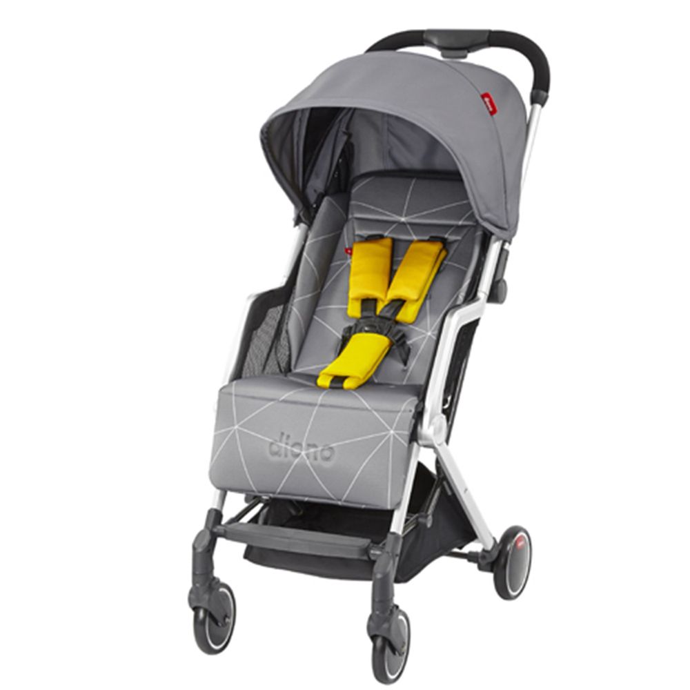 Diono - 西雅圖 璀沃斯 Diono TT 車 - 輕便型行李式秒收嬰幼兒推車-線性銀 (線性灰)