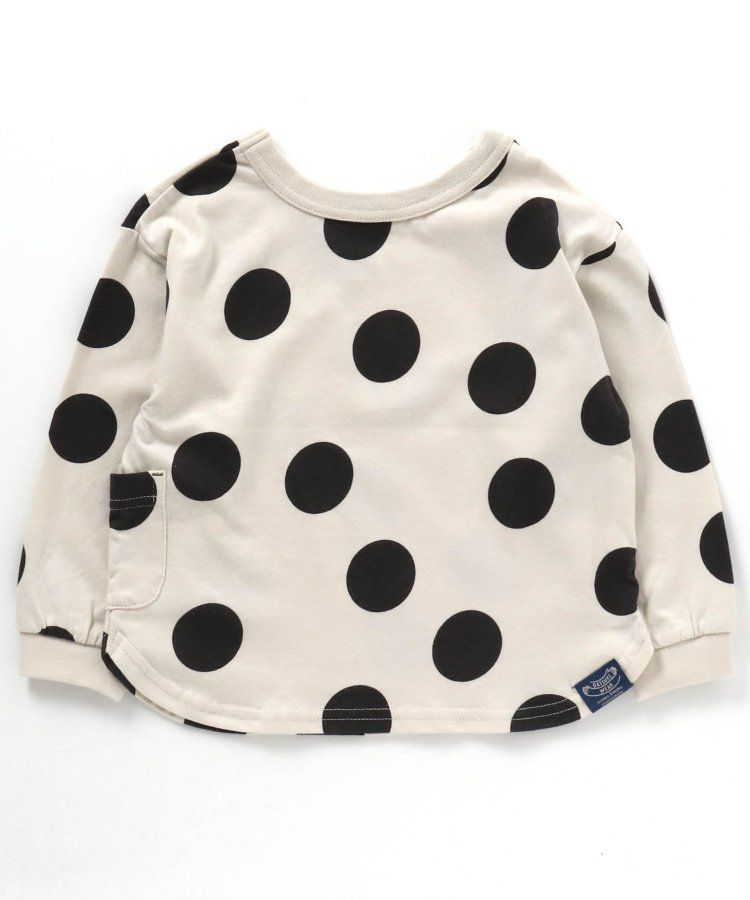 日本 BREEZE - 正反OK！圓領百搭長袖大學T-橫條紋-黑白