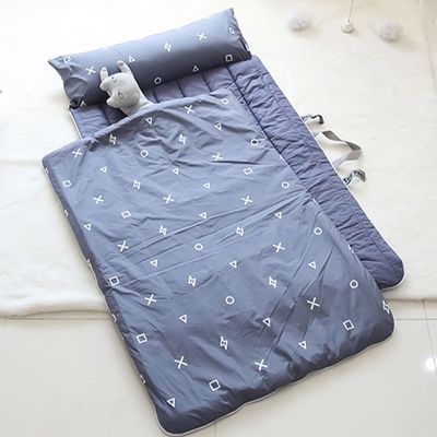 韓國 Teepee - 四季用防蟎抗菌兒童睡袋(有拉鍊)-摩登灰