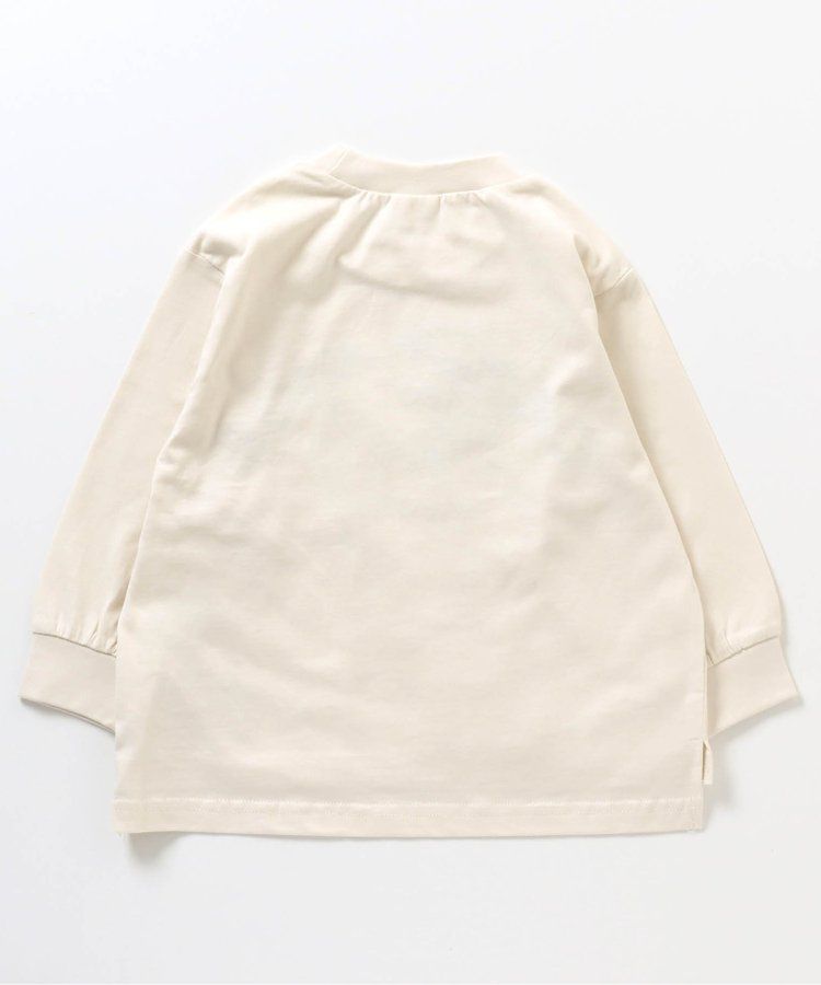 日本 BREEZE - [吸汗速乾]露營風長袖上衣-小熊登山-草綠