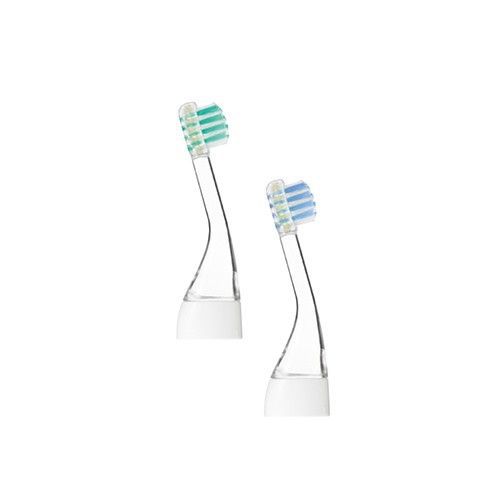 日本 Combi - teteo 幼童電動牙刷替換刷頭-2入 ((六個月以上適用))