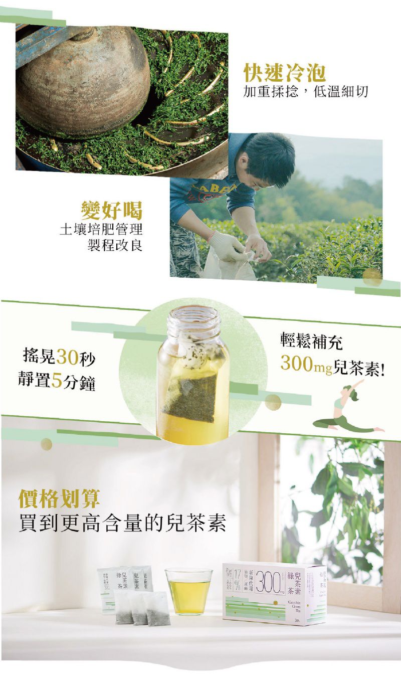 Teascovery 發現茶 - 冷泡 兒茶素綠茶 30入盒裝