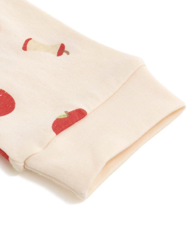 日本 BREEZE - 荷葉肩蘋果圖案成套家居服-青蘋果