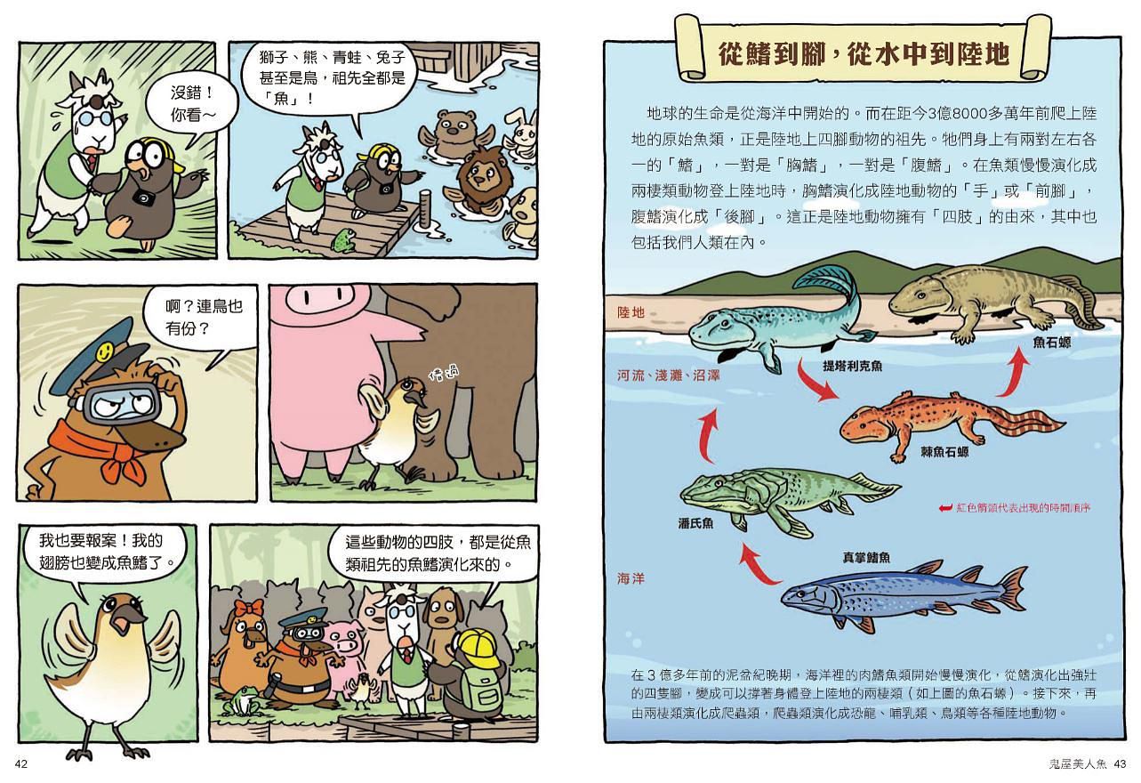 達克比辦案【最好笑動物知識漫畫★】10：鬼屋美人魚