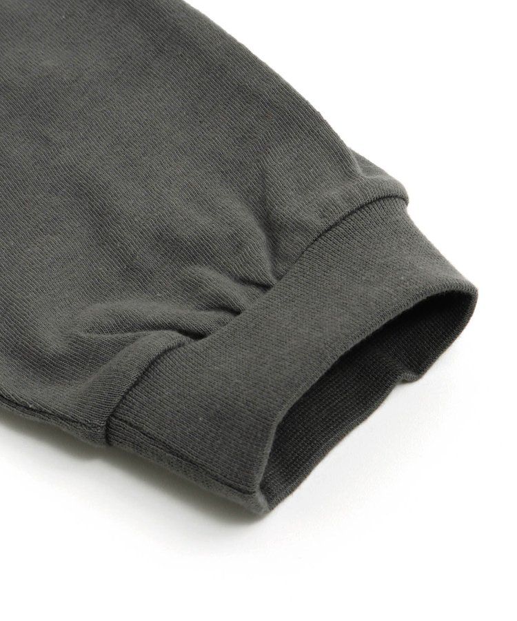 日本 BREEZE - [品牌週年限定]印花長袖上衣-打招呼-炭灰