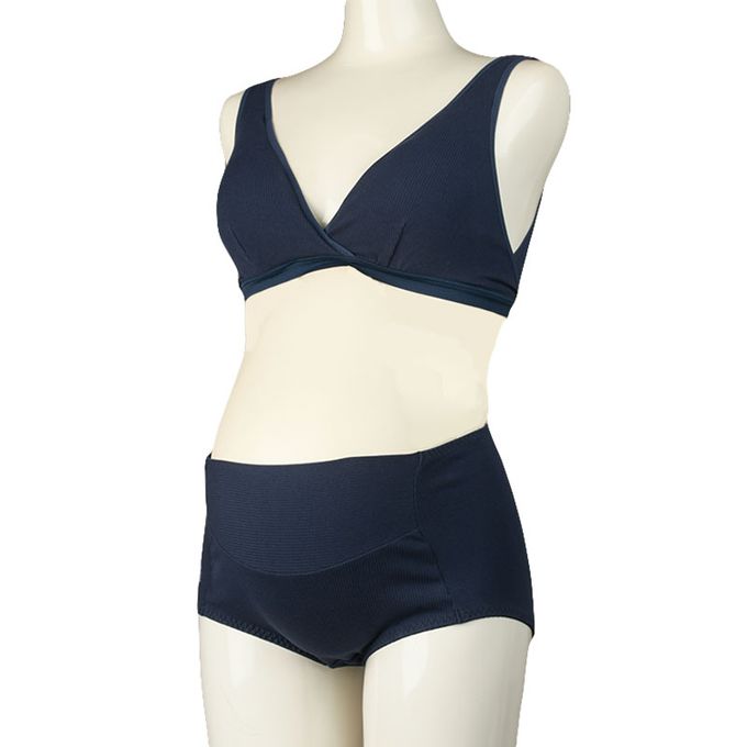 akachan honpo - 內褲 產後也可穿-羅紋-深藍色