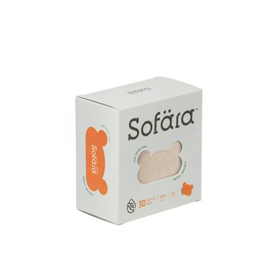 舒芙氧Sofära - 迷你幼(進階版)3D空氣口罩-裸膚金款-1-3歲適用-30入/盒