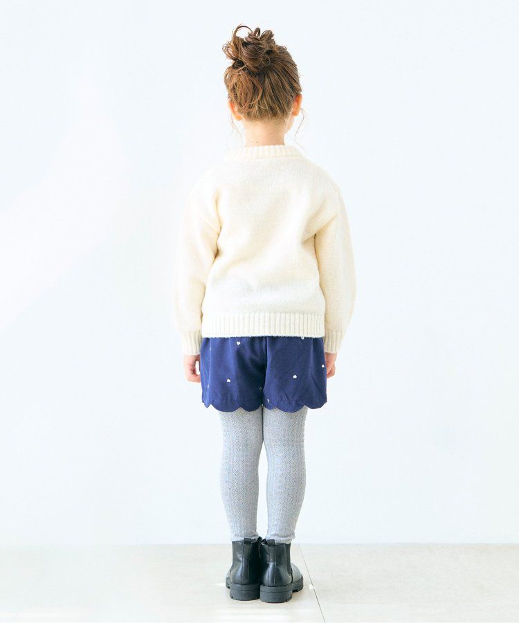 日本 apres les cours - 甜蜜冰淇淋色系針織上衣-象牙