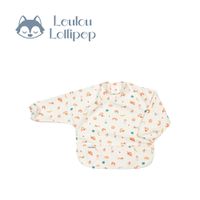 Loulou Lollipop - 長袖防水萬用圍兜-奇幻法式早餐