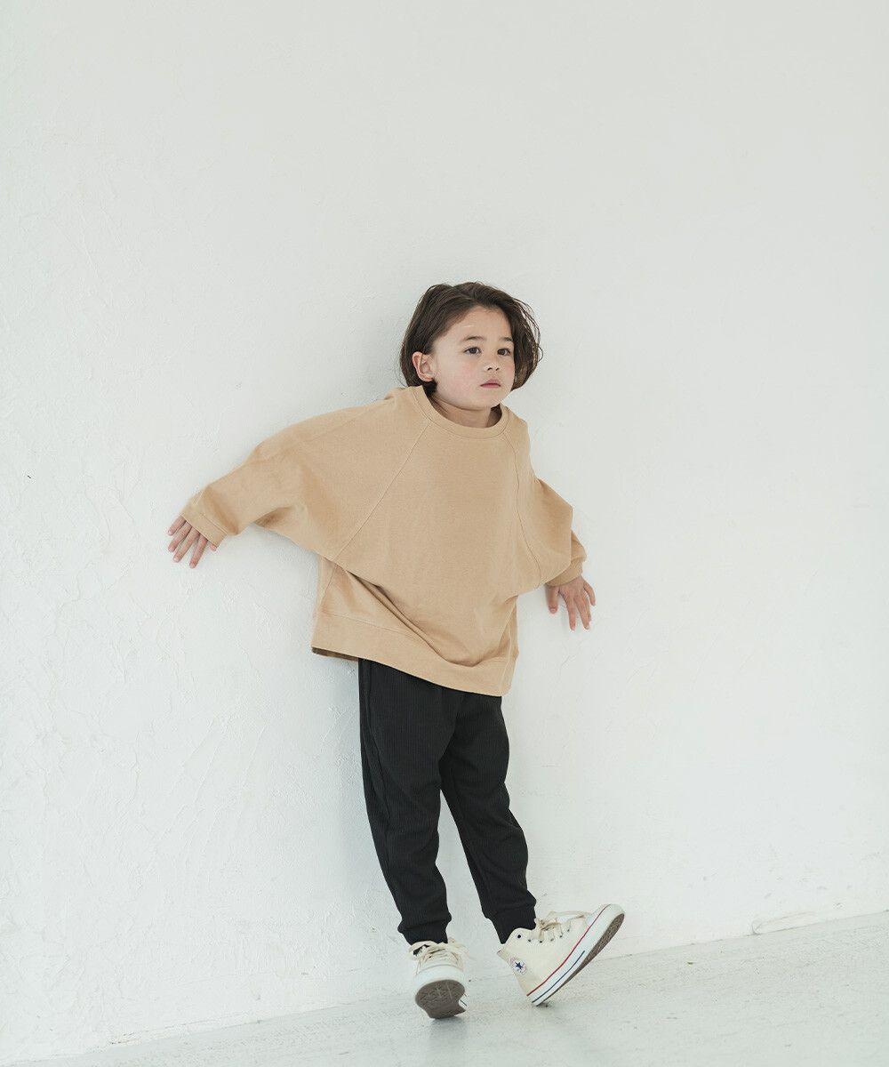 日本 riziere - 純棉Oversize風大學T-氣質杏