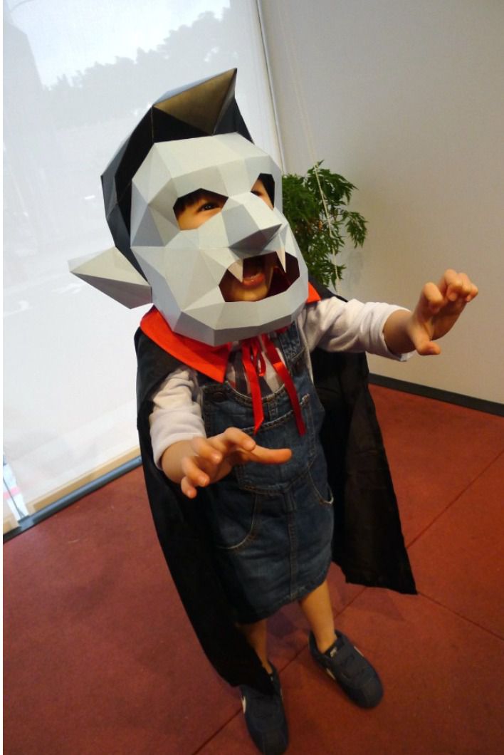 時報出版 - Crazy Halloween：吸血鬼立體大面具（速成版不用自己剪喔）