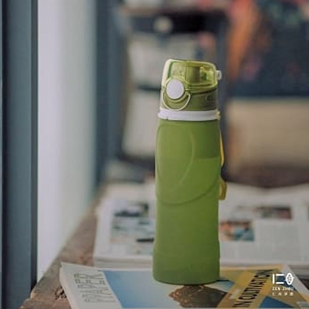 仁舟淨塑 - 捲捲矽水瓶-大地綠