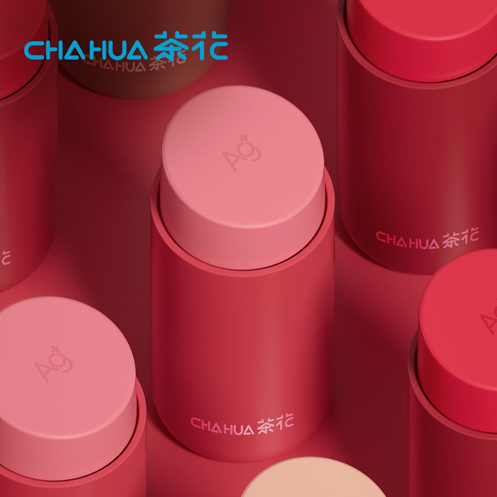 茶花CHAHUA - 316不鏽鋼銀離子抗菌隨行口紅保溫杯-220ml-多色可選-珊瑚紅