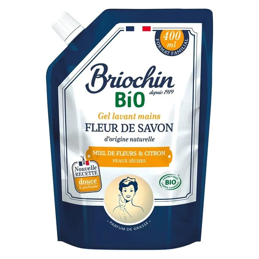 法國Briochin 1919 - 天然香氛洗手乳補充包-蜂蜜檸檬花-400ml