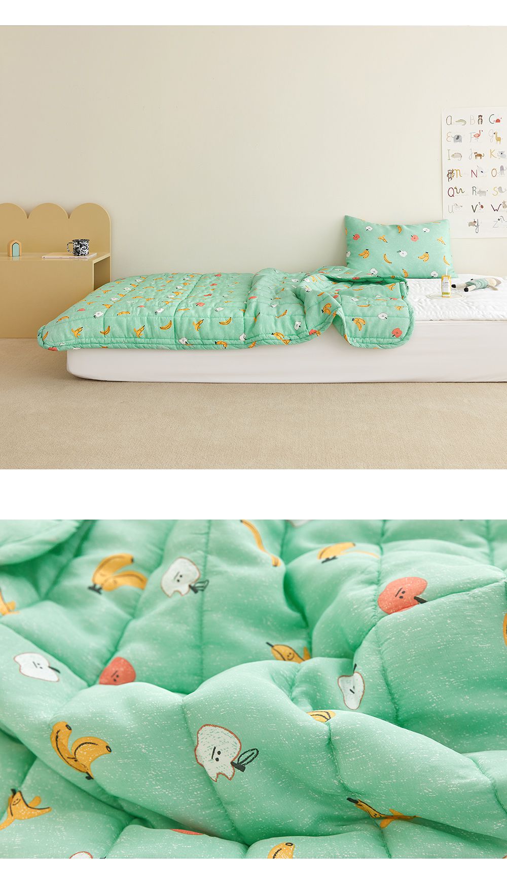 韓國 Maatila - (兒童款)涼感嫘縈夏季被-水果樂園