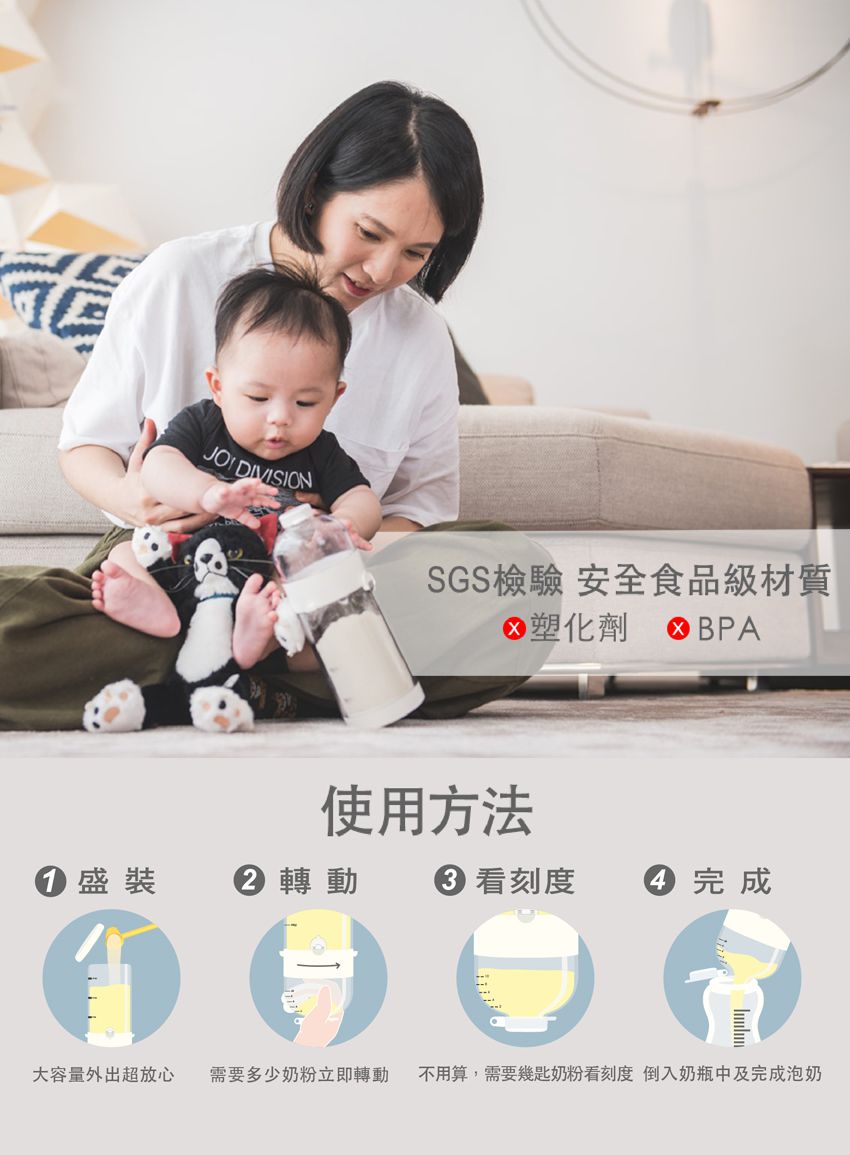 B52 Baby - 白小胖外出奶粉罐-白色