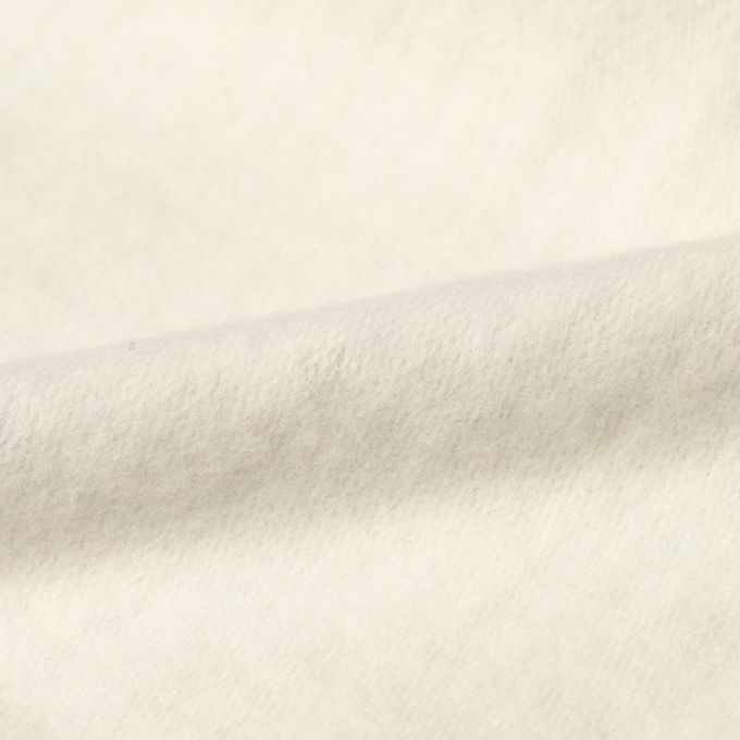 akachan honpo - 10分長經典褲 裏起毛-一般合身款-淺卡其色