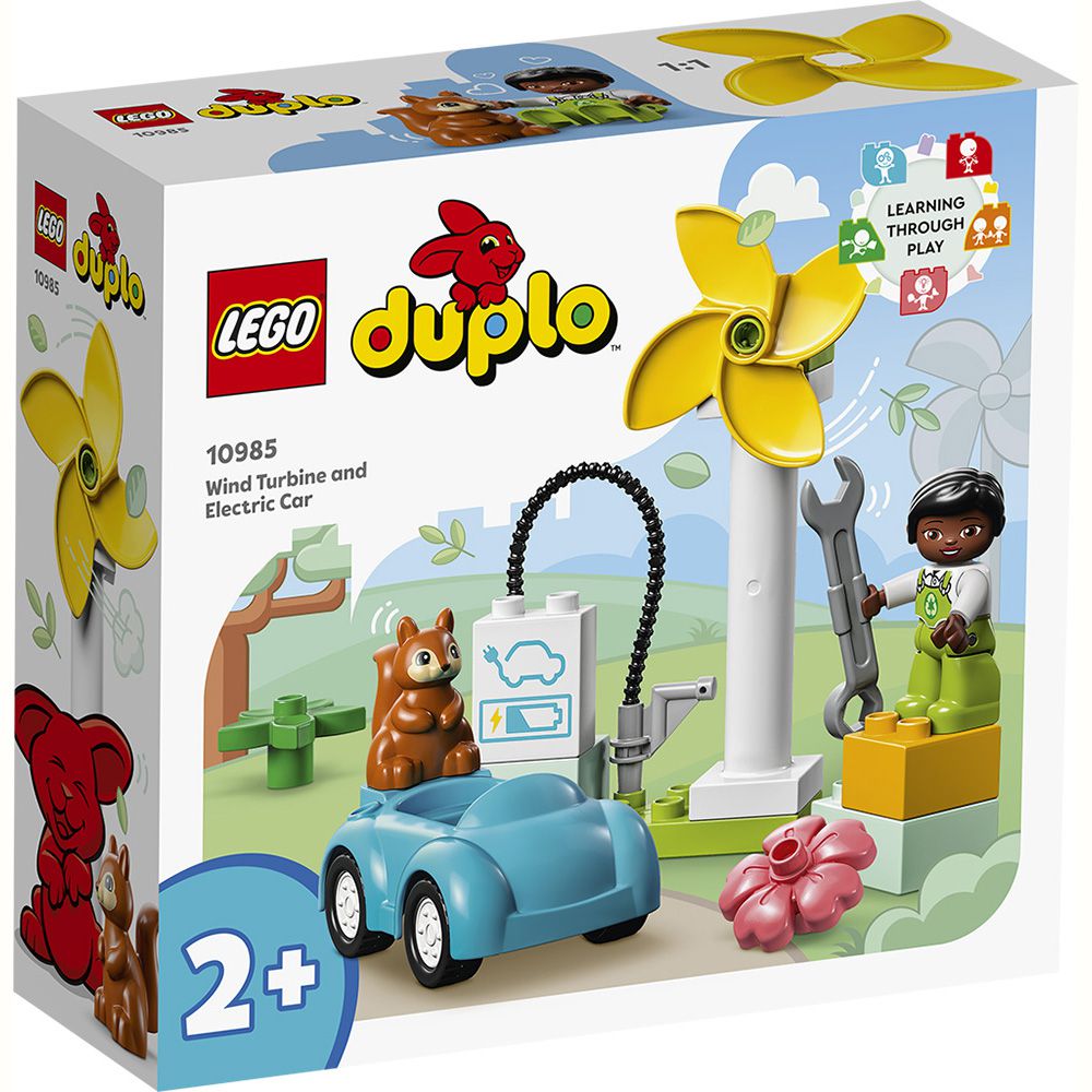 樂高 LEGO - 樂高積木 LEGO《 LT10985 》Duplo 得寶系列 - 風力發電機和電動車