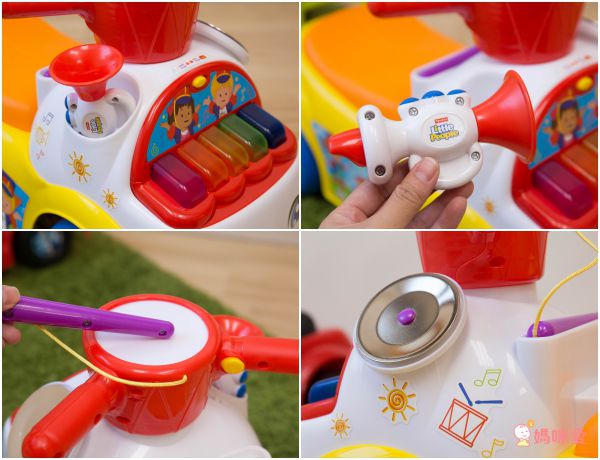 美國Fisher-Price 費雪 - 費雪牌little people 樂隊遊行騎乘玩具