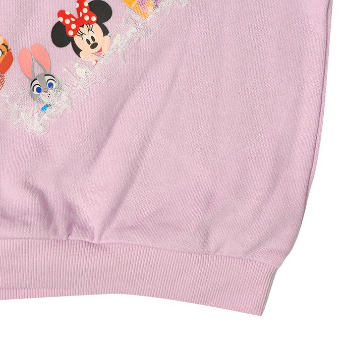 akachan honpo - 休閒上衣-迪士尼 薄紗-紫色