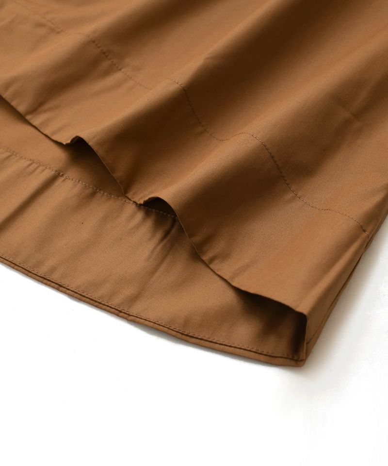 日本 zootie - 氣質後綁帶澎澎袖上衣-焦糖棕