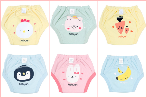 正韓製 Babyan 純棉學習褲 ✭3層/4層/6層✭