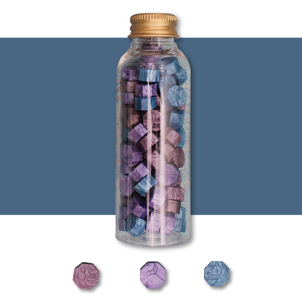 HAPPYMT - 火漆蠟粒大罐裝-無可救藥的浪漫-藍紫色系