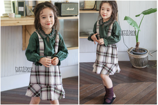 韓劇女主角好感穿搭✿正韓 Tutto Bene 女寶童裝✿