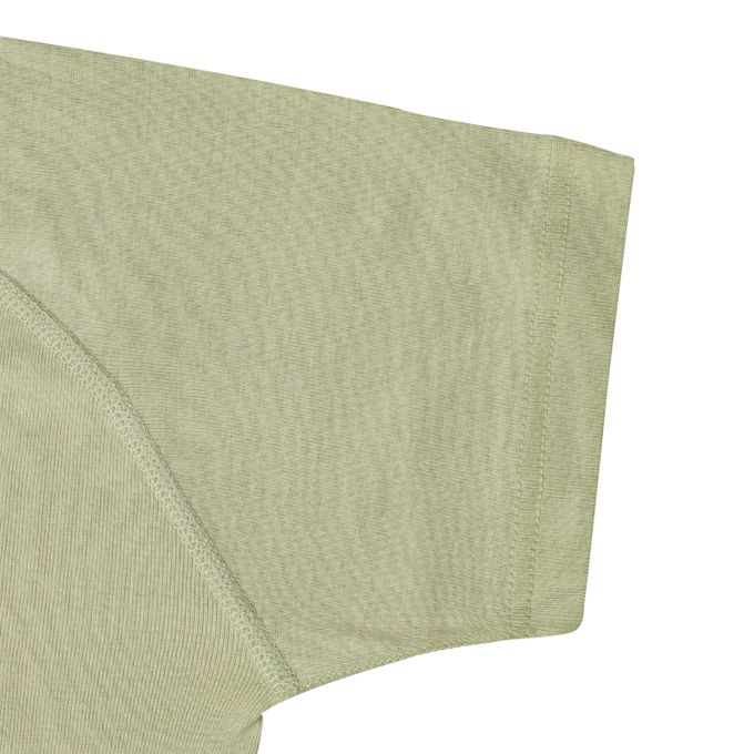 akachan honpo - ah短袖圓領上衣2件組-穿衣練習-綠色