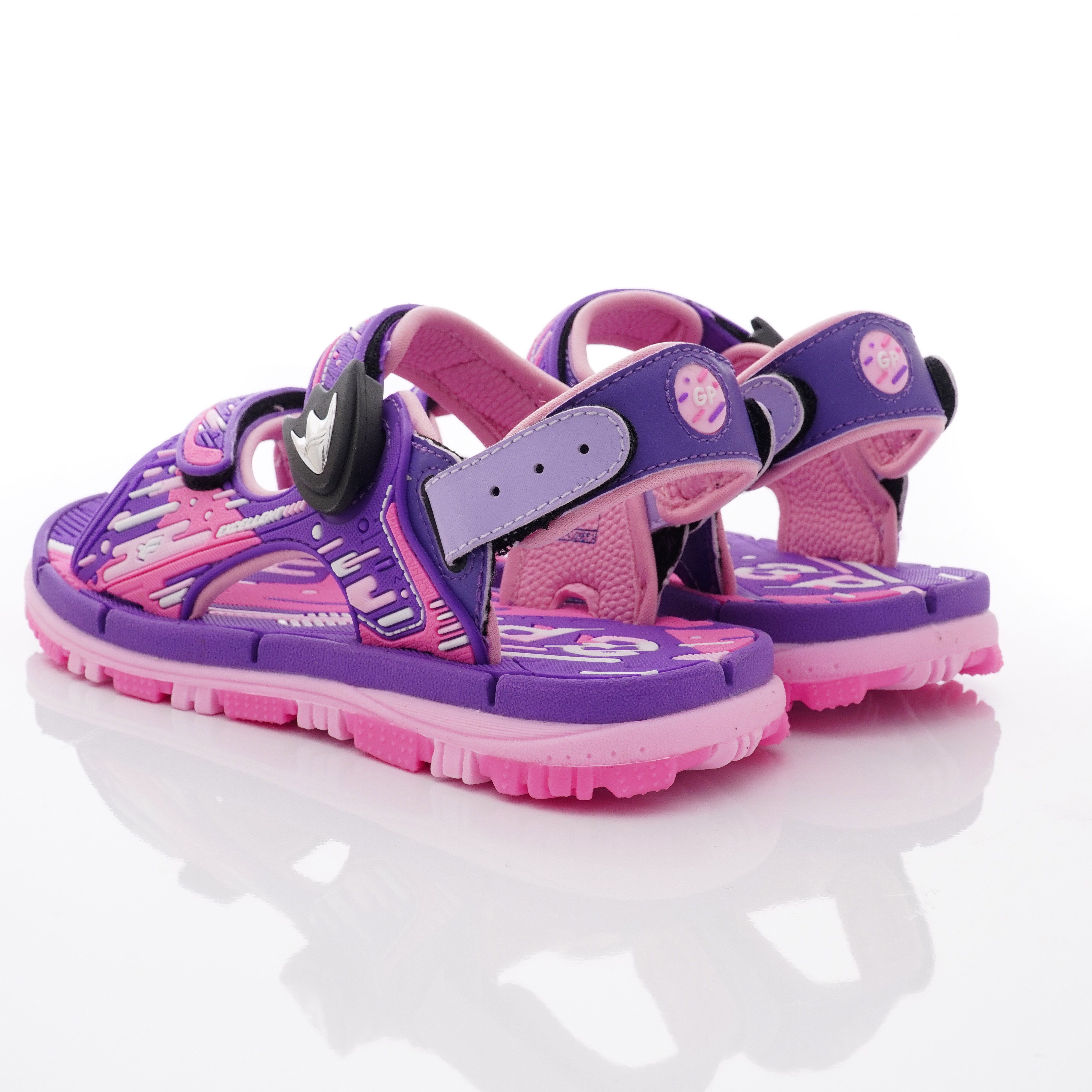 G.P - 運動磁扣兩穿涼拖鞋款(中小童段)-紫