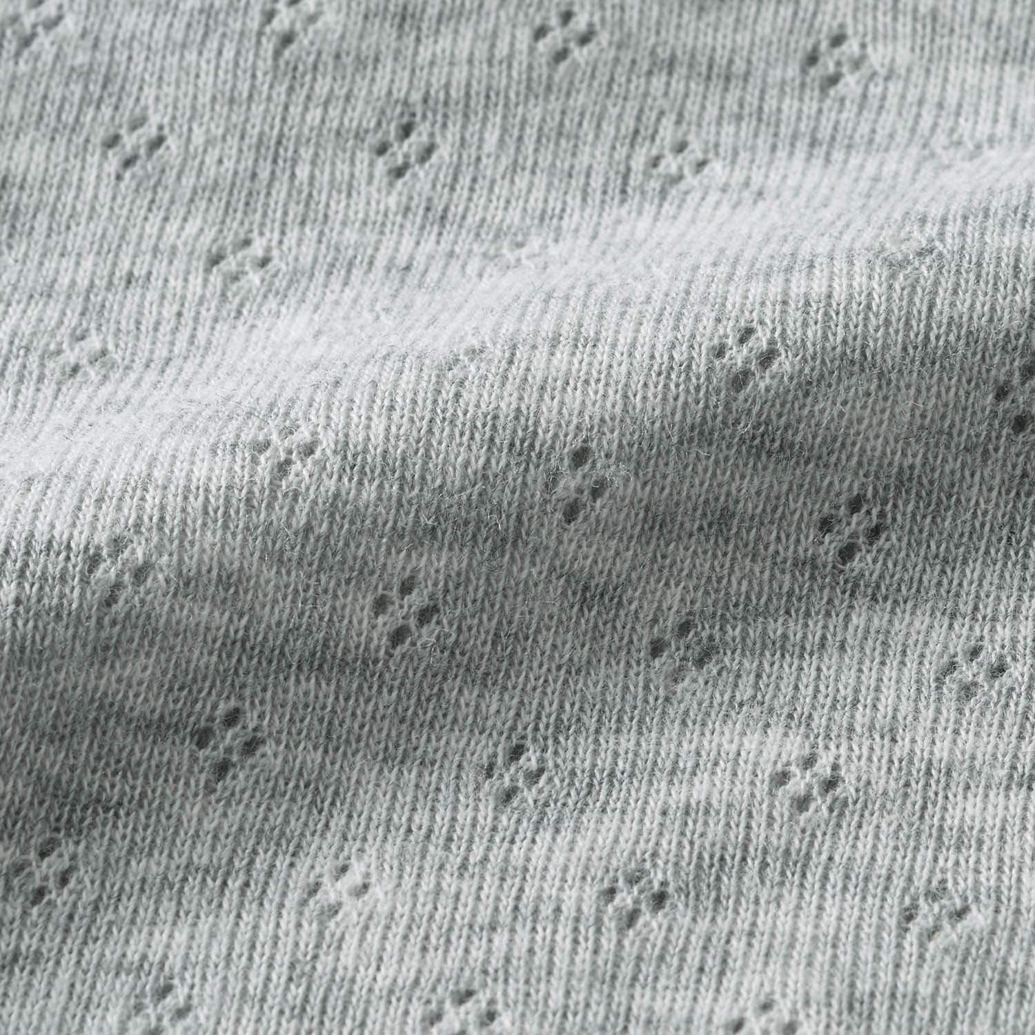 日本 Hummingchouchou - 100%棉 附Bra少女內搭短袖上衣-蝴蝶結-米白