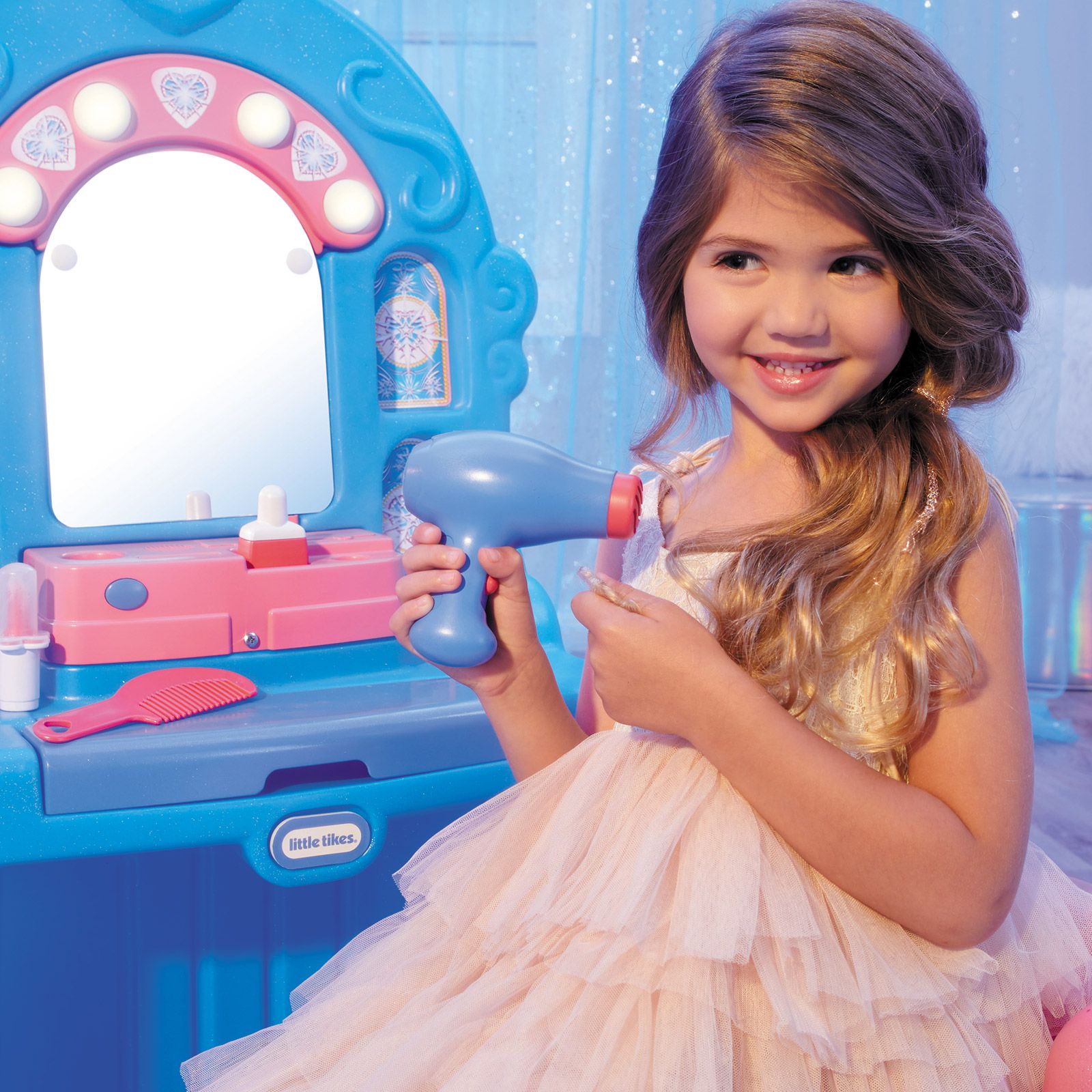 美國 Little Tikes - 冰雪公主化妝台