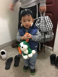 HARUhonpo 小晴天本舖 - 2月底出貨-HARU 日本布料 空氣媽媽包(束口後背包)-SWEETY-【方糖黑】