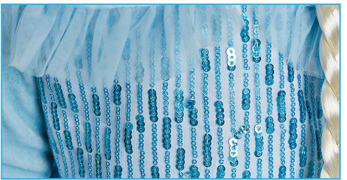 冰雪女王網紗洋裝-長袖