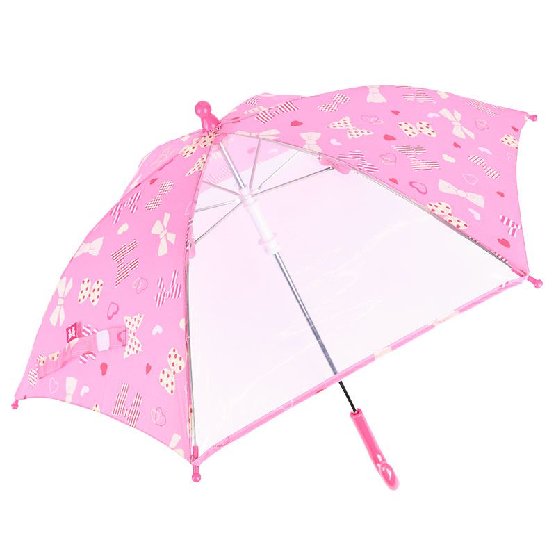 akachan honpo - 雨傘-蝴蝶結&愛心-粉紅色