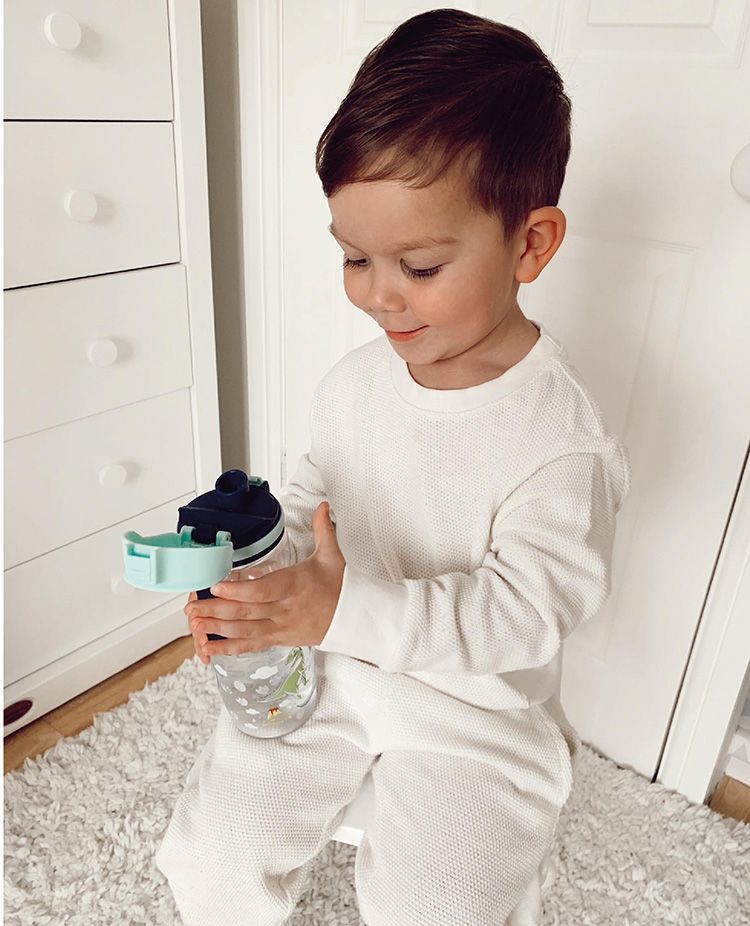 Nuby - 晶透直飲杯-恐龍-550ml