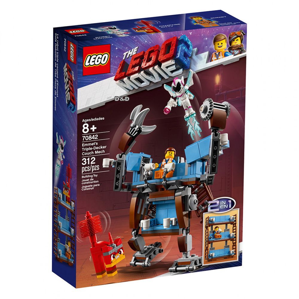 樂高 LEGO Movie 樂高玩電影系列 - Emmet's Triple-Decker Couch Mech 70842-312pcs